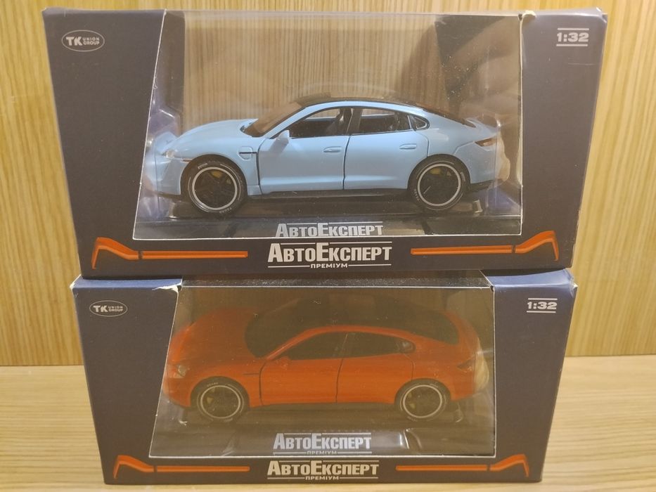 Модели Porsche Toycan 1:32 Автоэксперт Металл свет звук инерция Порш