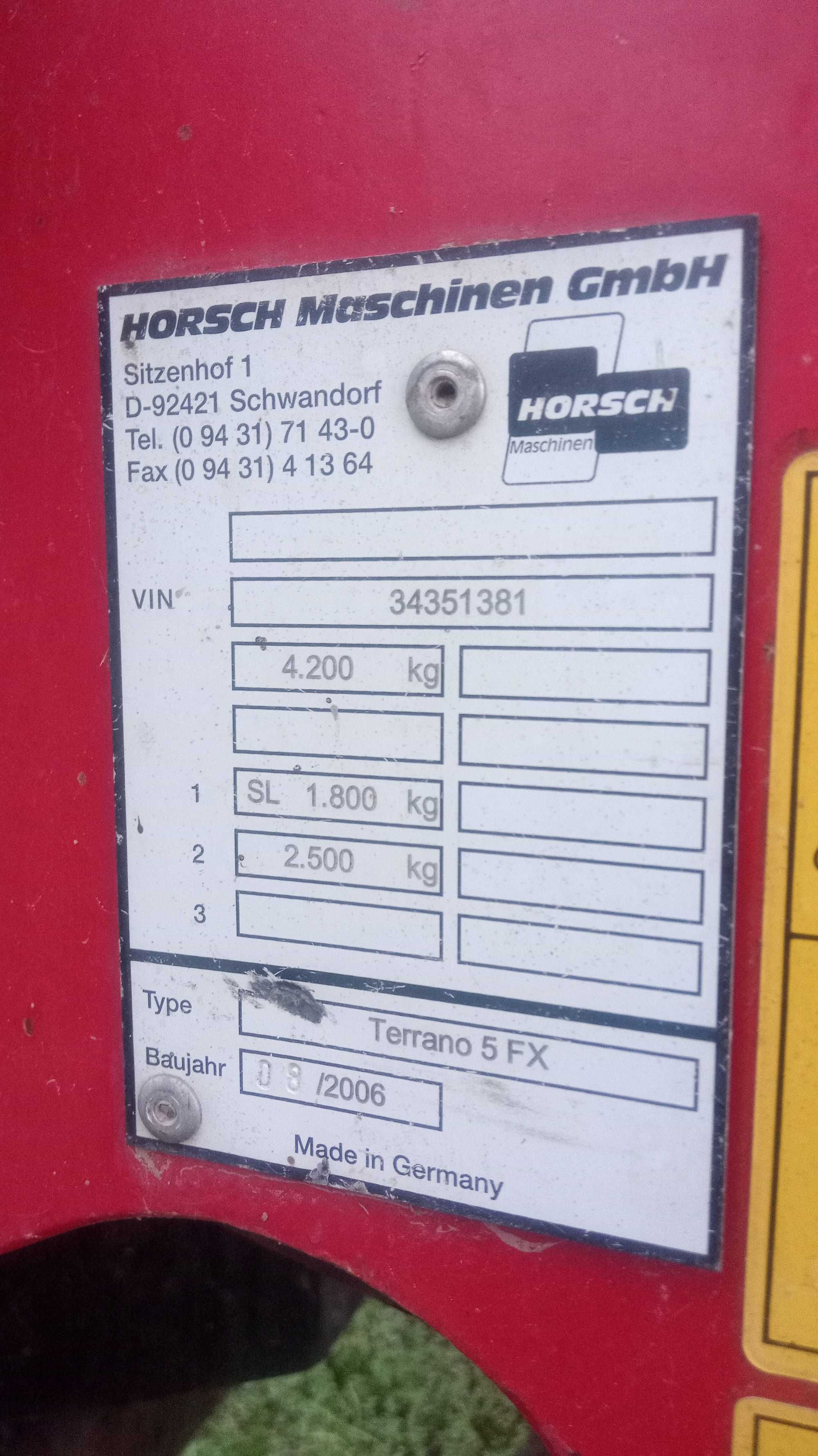 Agregat Horsch Terrano 5FX