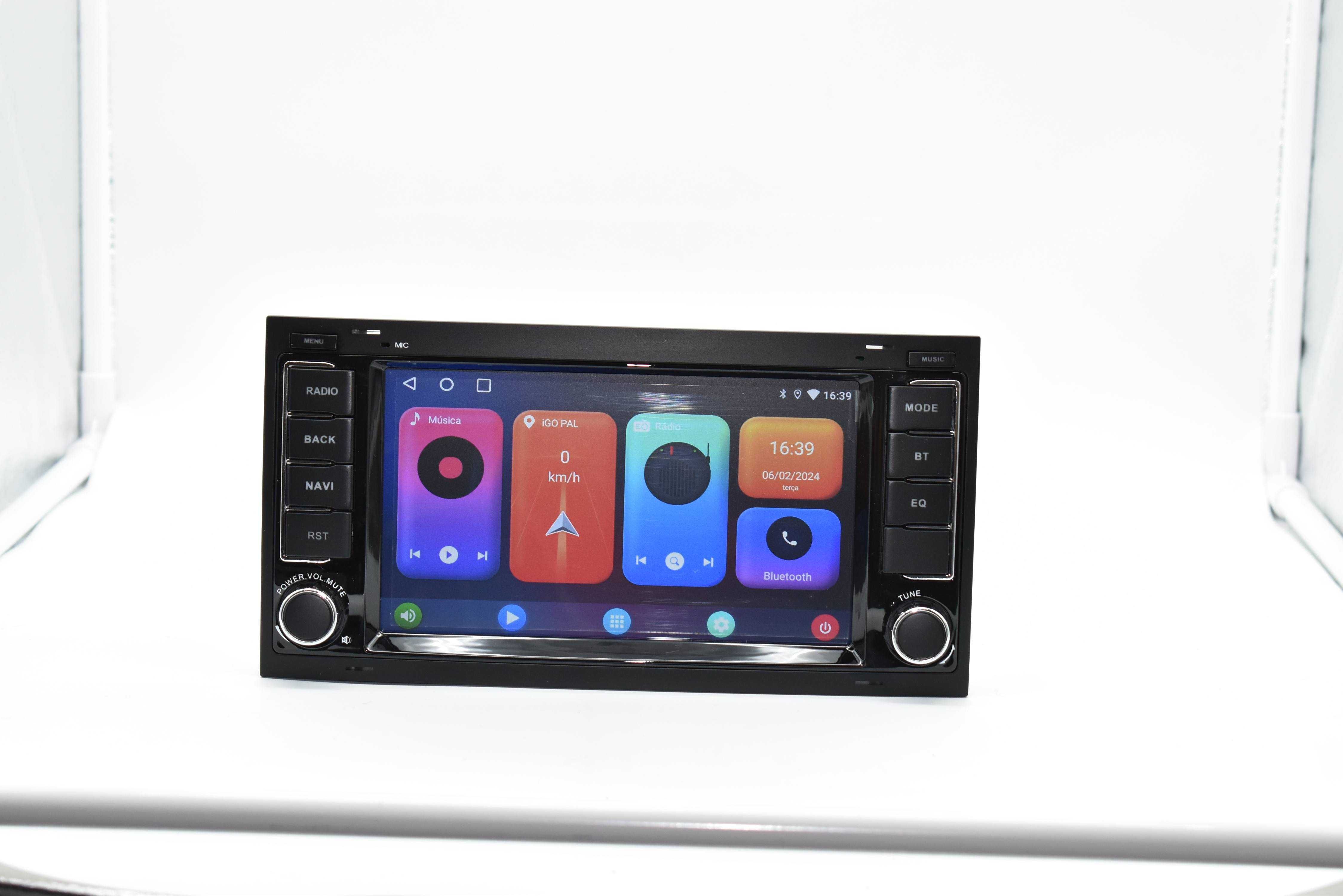 Volkswagen VW Transporter e Touareg  - Auto rádio 2 DIN Android