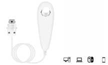 Nunchuck do konsoli Nintendo Wii i WiiU Biały