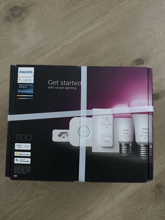 Zestaw startowy philips hue white and color e27