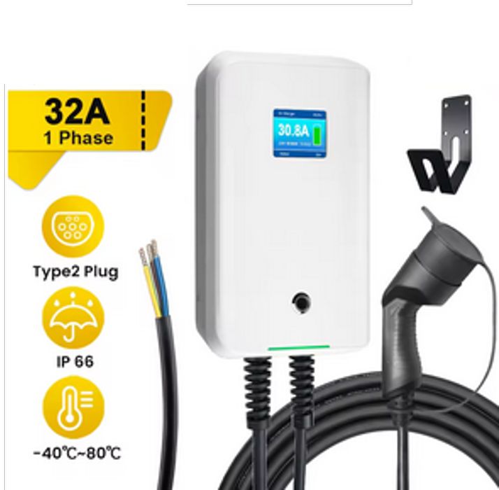 Wallbox Carregador - 7,2 kw - 32A - C/ CABO Incluido - SEM APP64729933266690121