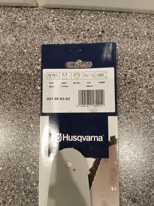 Husqvarna prowadnica oryginalna z łańcuchem.