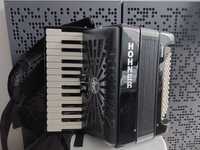 Hohner Bravo III 60 czarny - akordeon klawiszowy z 2023r.