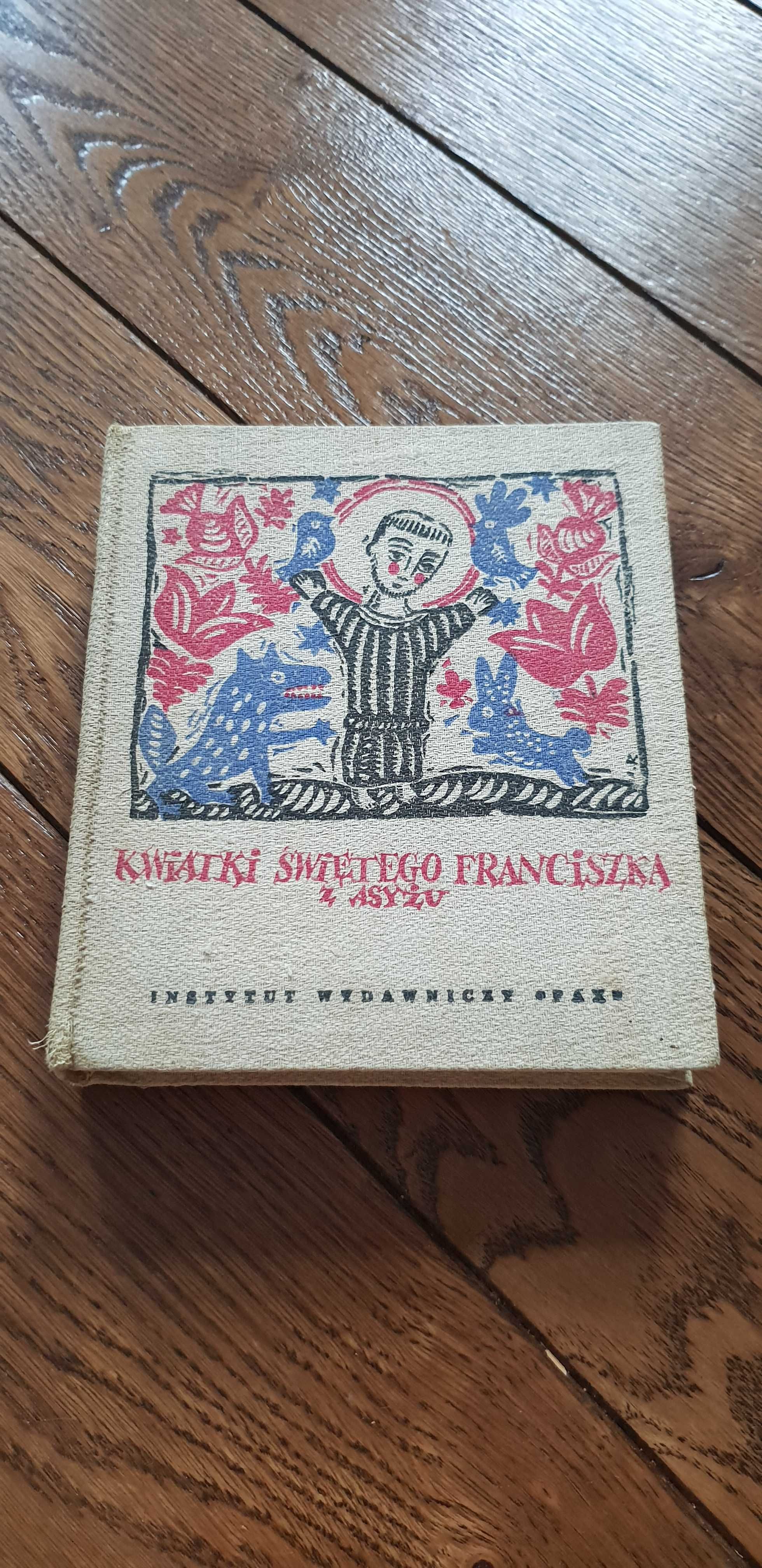 Książka rok 1959 "Kwiatki św. Franciszka z Asyżu" Leopold Staff