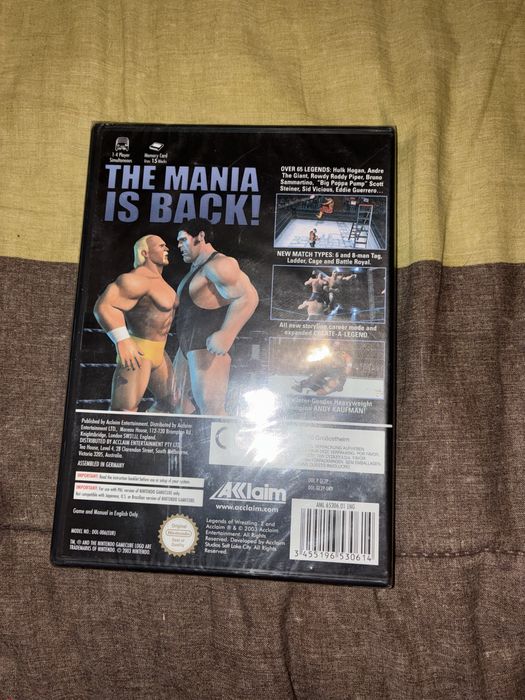 Legends of wrestling II Selado (nintendo gamecube)