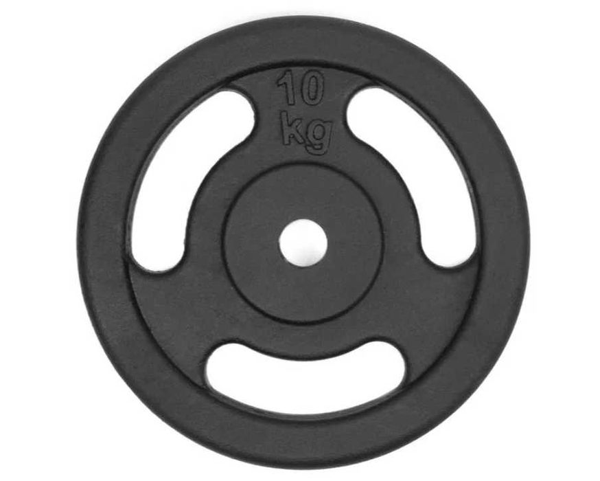 Obciążenie żeliwne kierownice 2x10kg talerze zestaw 20kg 28mm BIA