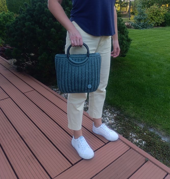 PROMOCJA DO NIEDZIELI (16.11.) Torebka ręcznie robiona na szydełku Han