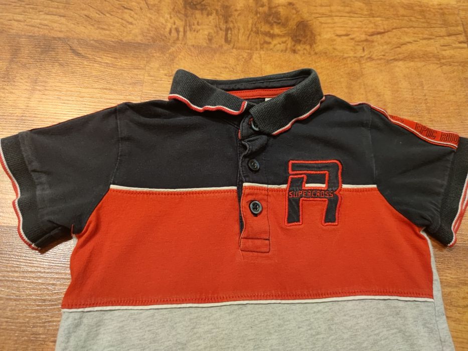 T-shirt polo krótki rękaw chłopięcy rozm. 98