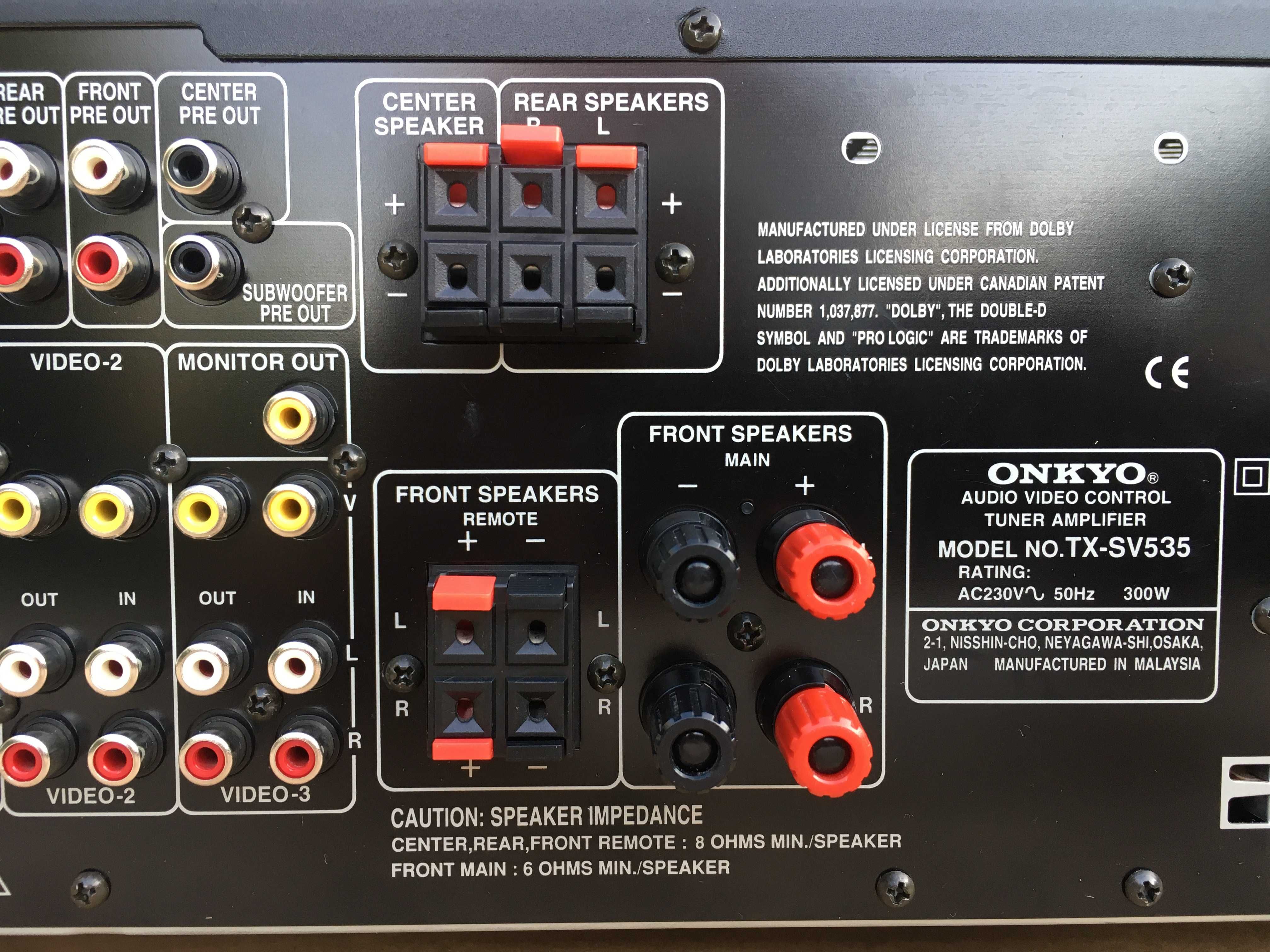 Amplituner ONKYO TX-SV535 5.1Amplituner