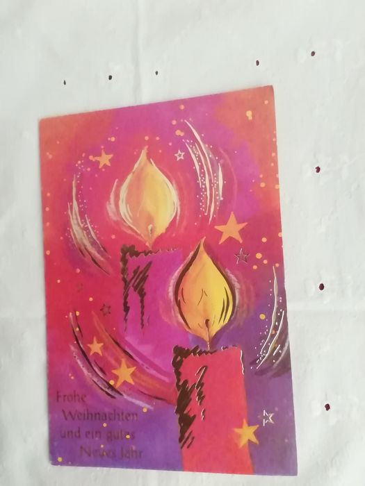 Postal de Natal, alemão