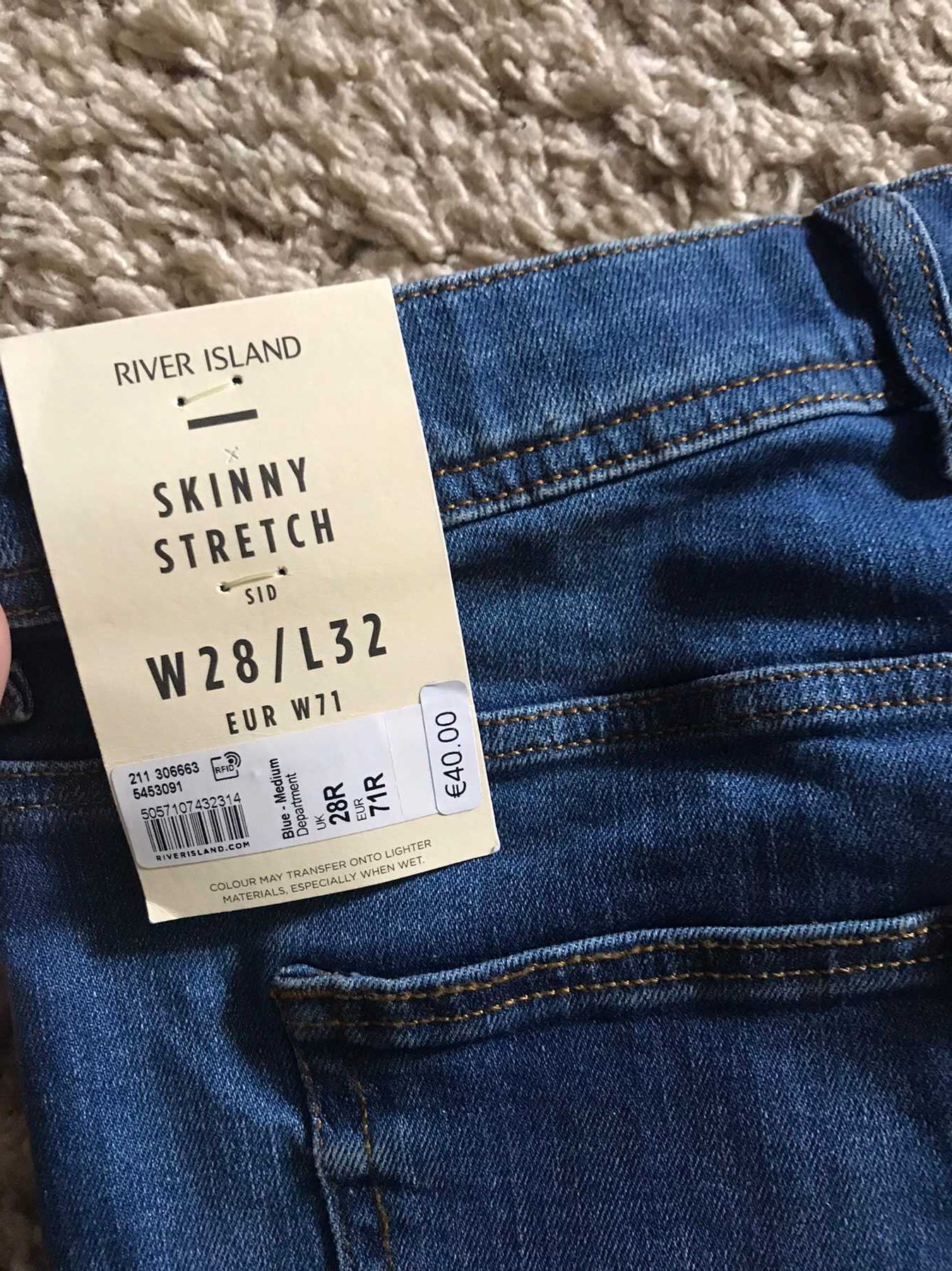 Джинсы River Island- Skinny stretch !