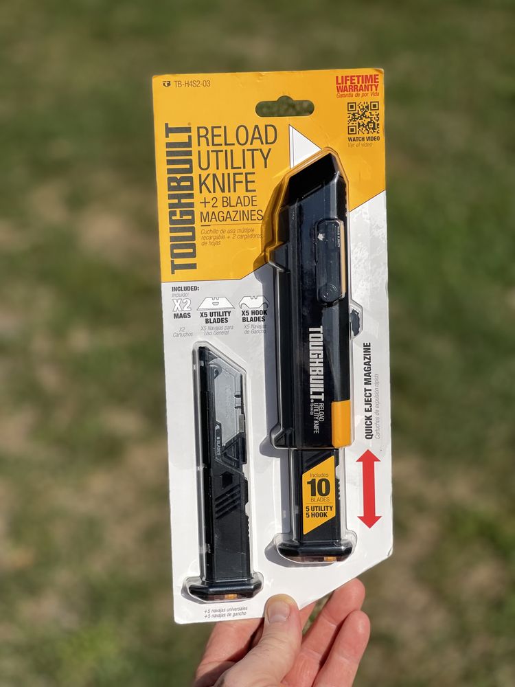 Ніж TOUGHBUILT Зі Змінними Магазинами ОРИГІНАЛ Із USA