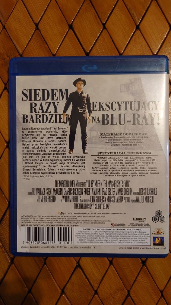 Siedmiu Wspaniałych Blu-ray polskie wydanie