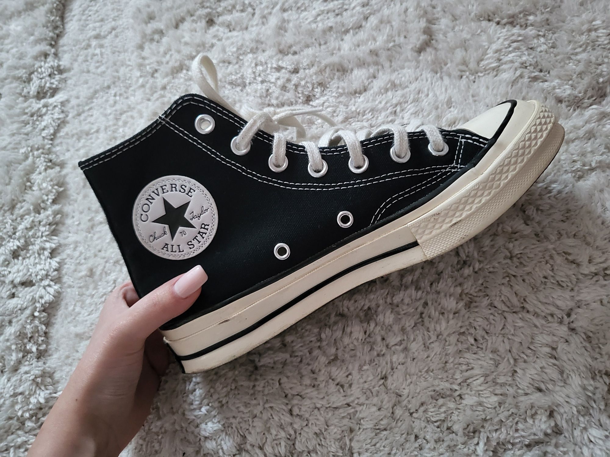 Czarne trampki damskie CONVERSE RETRO r 38,5