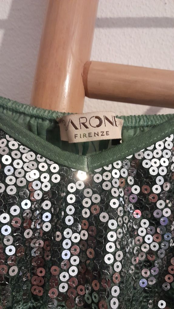 Blusa com missangas Barone (Florença)