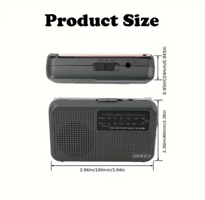 Mini Rádio FM/AM