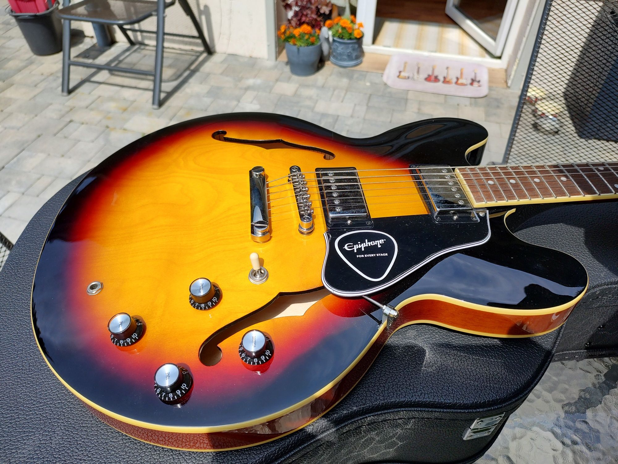 NEW Epiphone ES-335 IG VSB gitara elektryczna Semihollow body & CASE