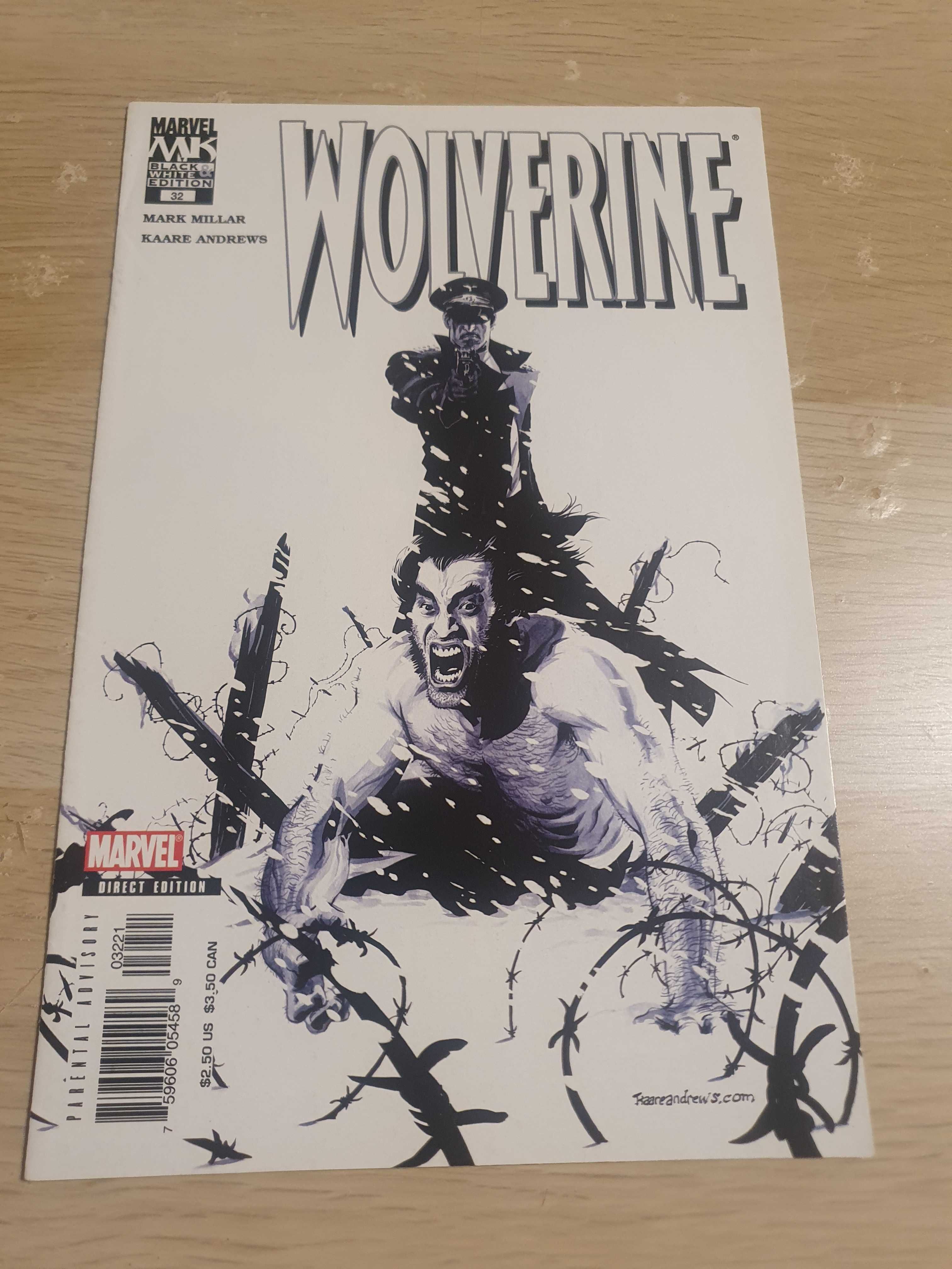 Wolverine vol. 2: 26-28, 30-32 Black and White (2005) (ZM32)