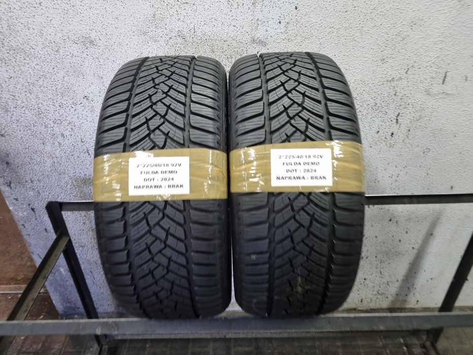 225/40/18 92V Fulda Kristall Control Hp2 DEMO PARA MONTAŻ WYSYŁKA