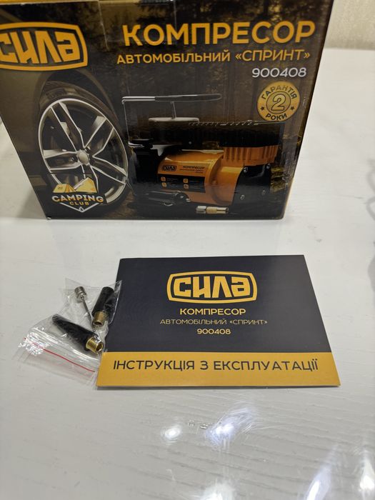 Компрессор автомобильный 12V "Сила" 900408