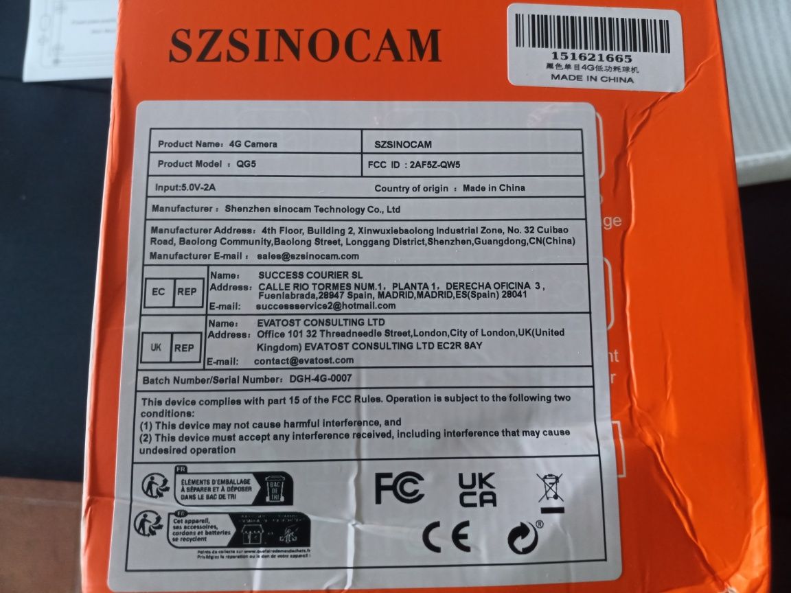 2 câmeras de vigilância solares 4g *NOVAS* (cartões memória 32gb)