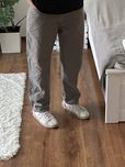 spodnie męskie baggy vintage jasne szare khaki 100% bawełna