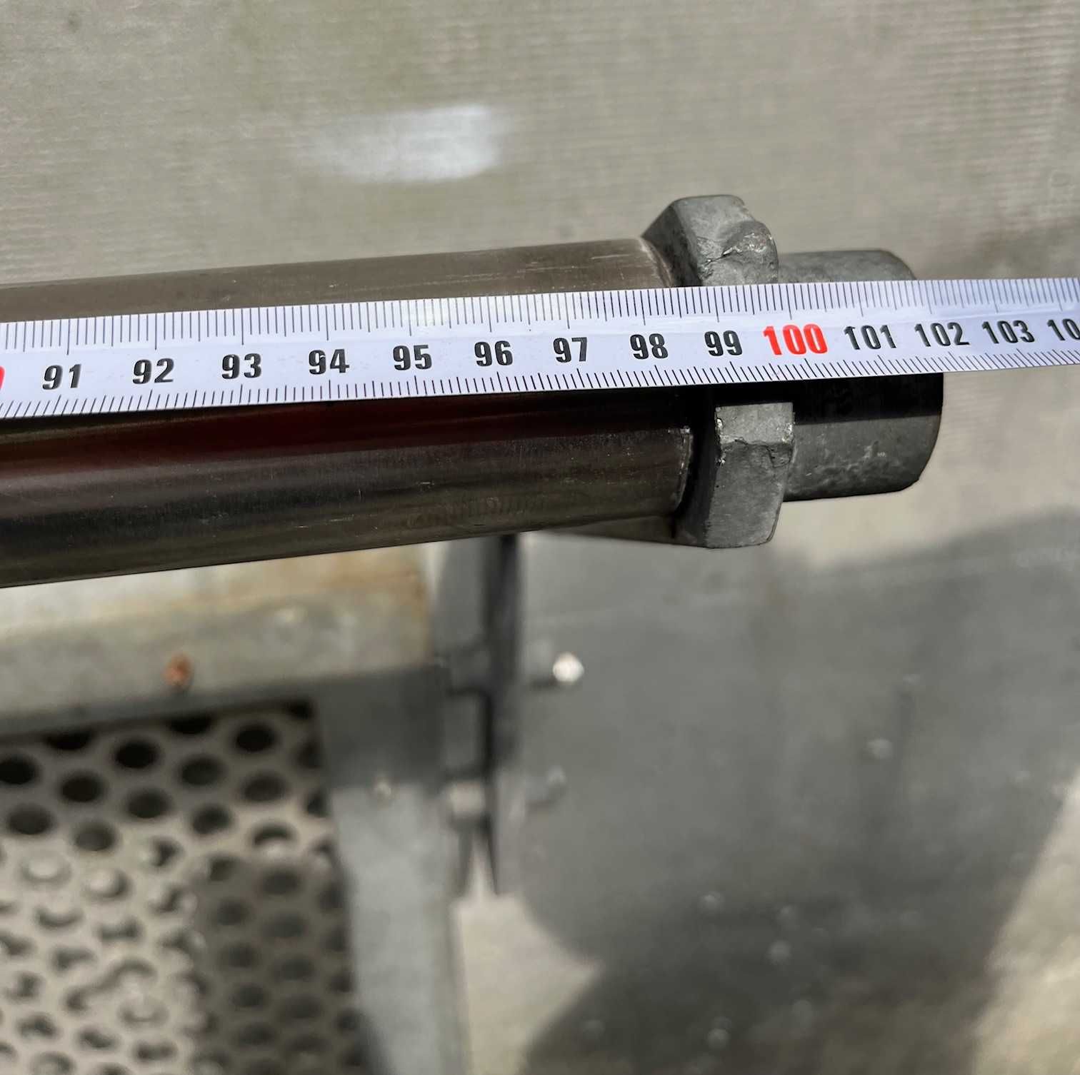 Barierka metalowa ok 40m ocynk