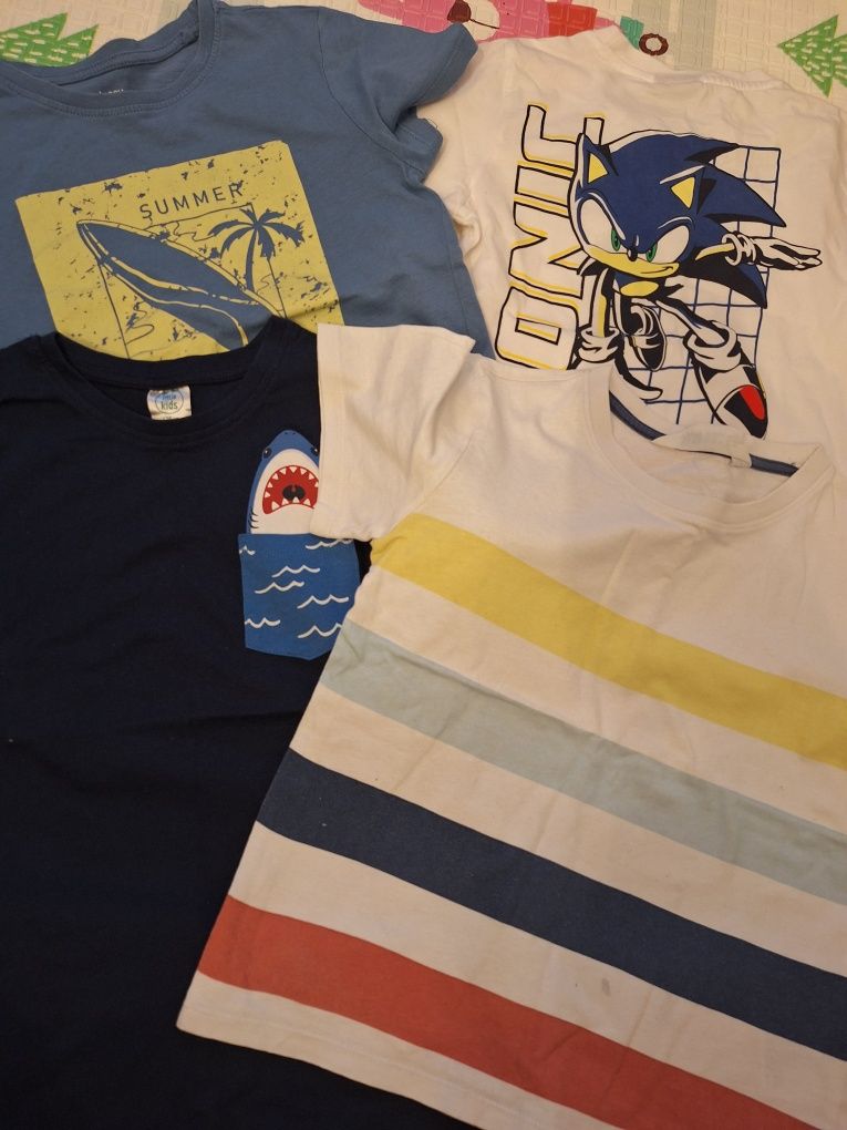T-shirt koszulki 122-128 h&m cocodrillo 5.10.15 pepco