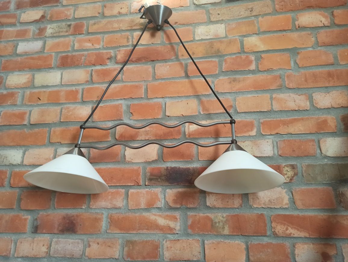 Lampa wisząca 2-ramienna żyrandol