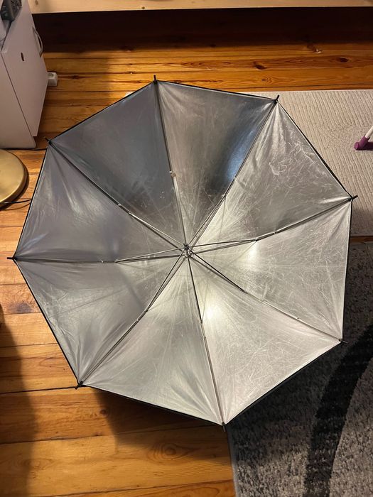 Parasol srebrny fotograficzny