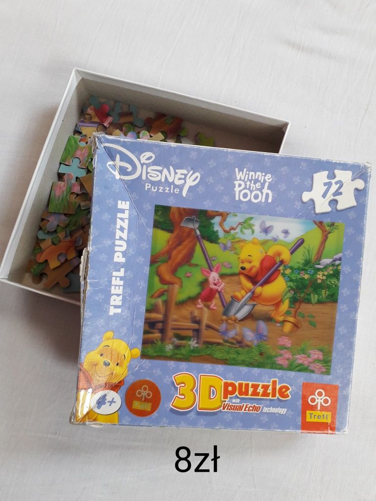 puzzle 3d dla dzieci Kubuś Puchatek