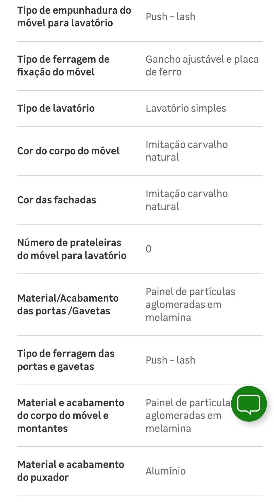 Móvel Casa Banho Novo