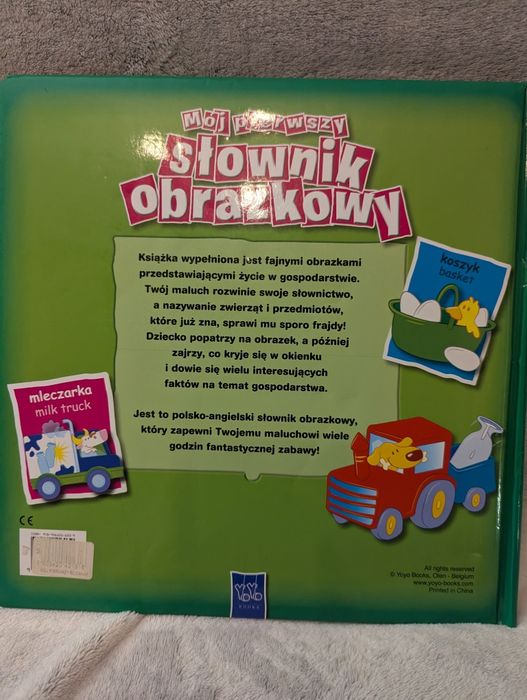 Mój pierwszy słownik obrazkowy język angielski gospodarstwo