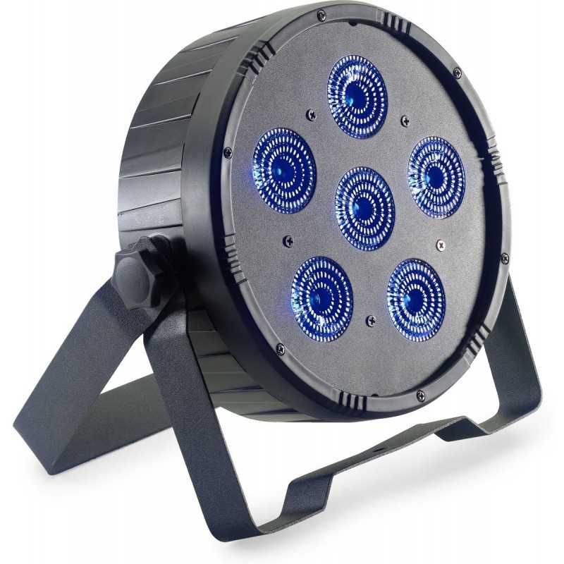 Reflektor MOCNY PAR LED Stagg SLI-ECOPAR6-2 6x12W RGBWA+UV DMX + Pilot