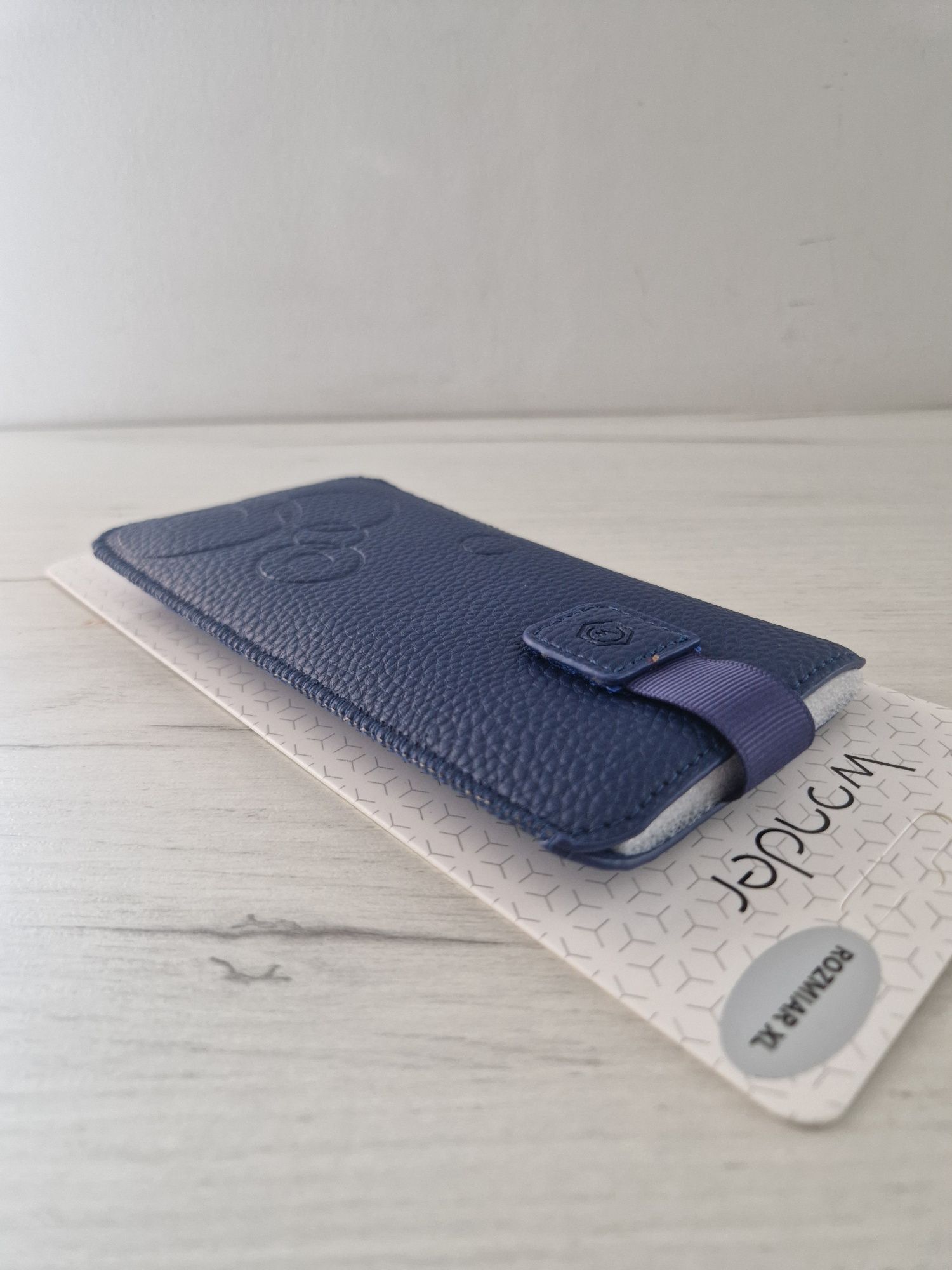 Kieszonka WONDER Deko (ROZMIAR XL) do Samsung S24 / S24 Plus Granatowy
