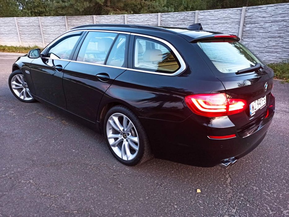 BMW Seria 5 520d 184KM F11 Czarne Kombi Automat 8 biegowy Po Wymianie Rozrządu