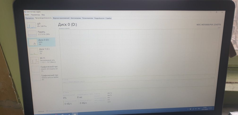 Игровой 15-cc502nw, GeForce 940mx, HDD + SSD