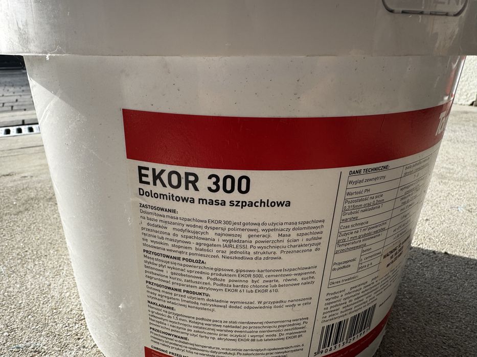 Torggler masa szpachlowa nowa 19kg ekor 300