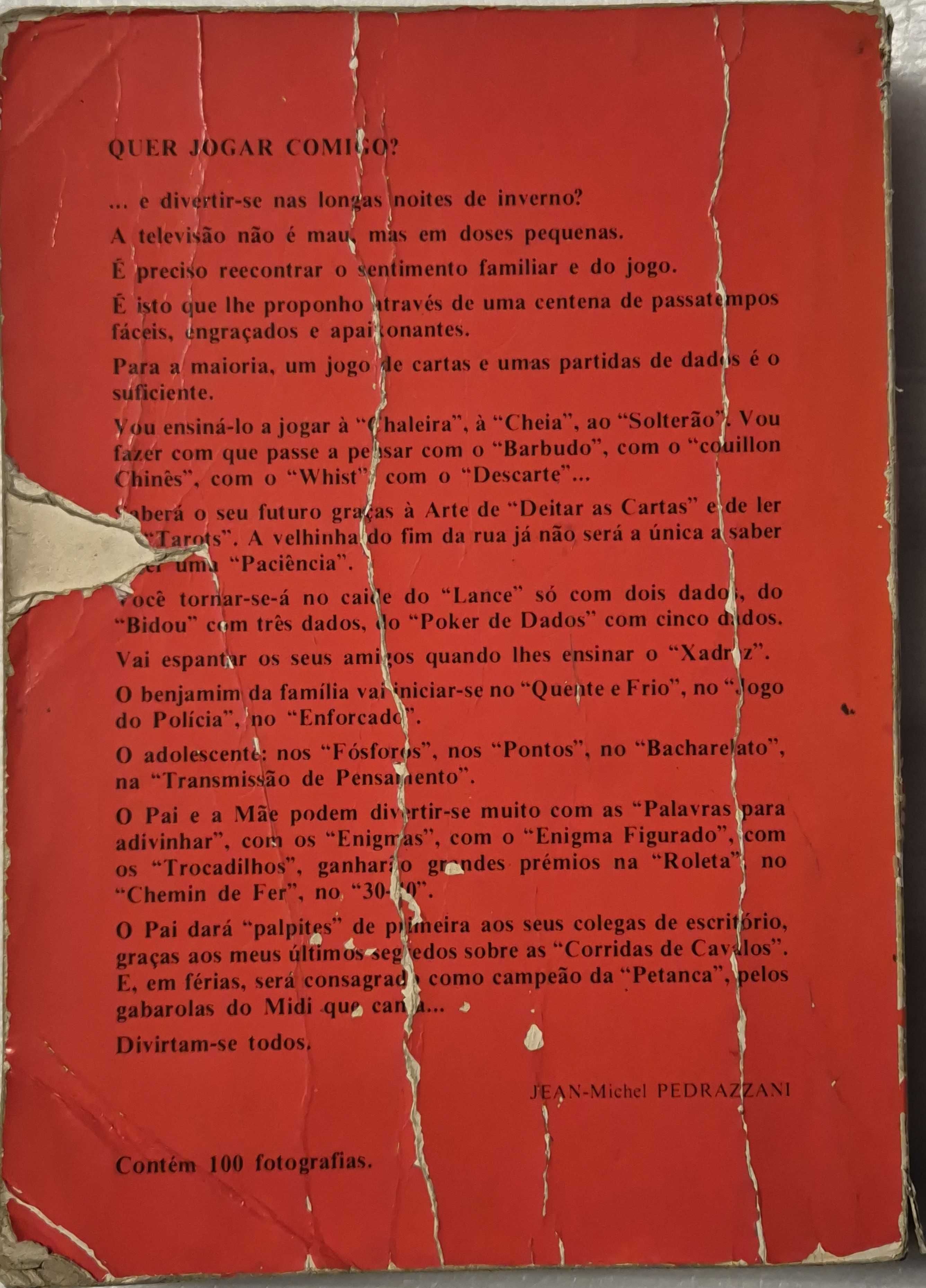 Livro "Jogos e Passatempos para Todos" de Jean-Michel Pedrazzani