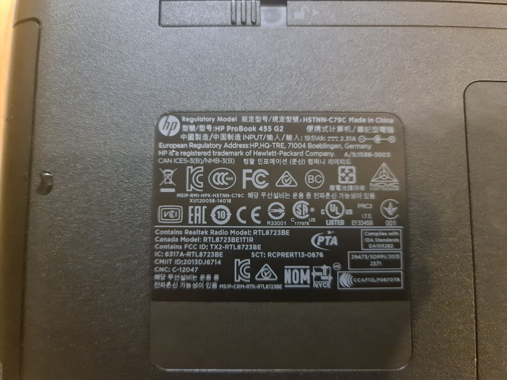 Laptop HP ProBook 455 G2