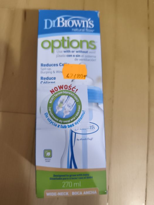 Butelka odpowietrzająca dr Browns duża