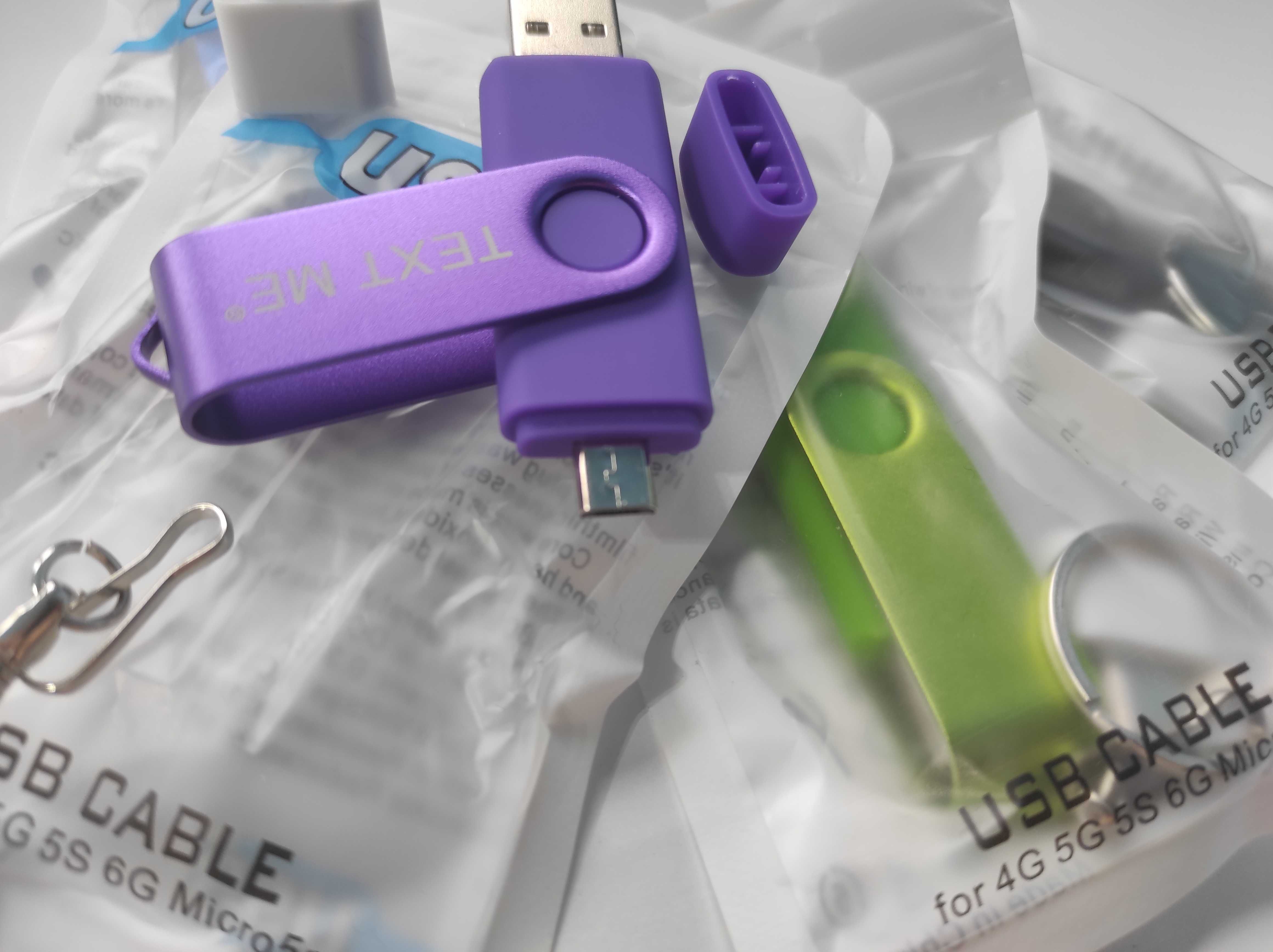 Pendrive 64GB USB i micro USB z adapterem USB-C