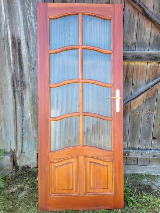 Drzwi wewnętrzne drewniane 5 sztuk