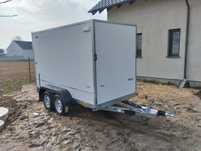 Przyczepa zabudowana kontener furgon box 300x150x180cm cargo drzwi