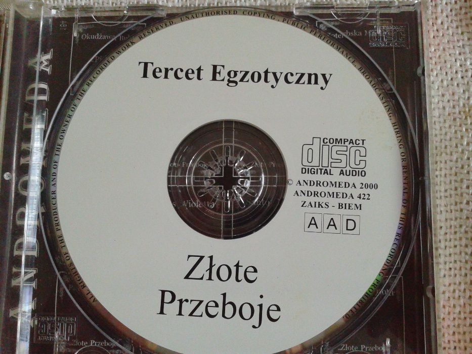 Tercet Egzotyczny ‎– Złote Przeboje CD