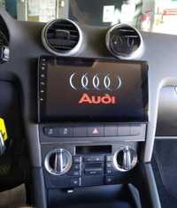 Rádio Android 12 com GPS Audi A3 8P (Artigo Novo)