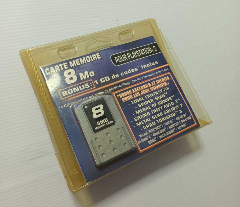 cartão de memória 8Mb para PS2