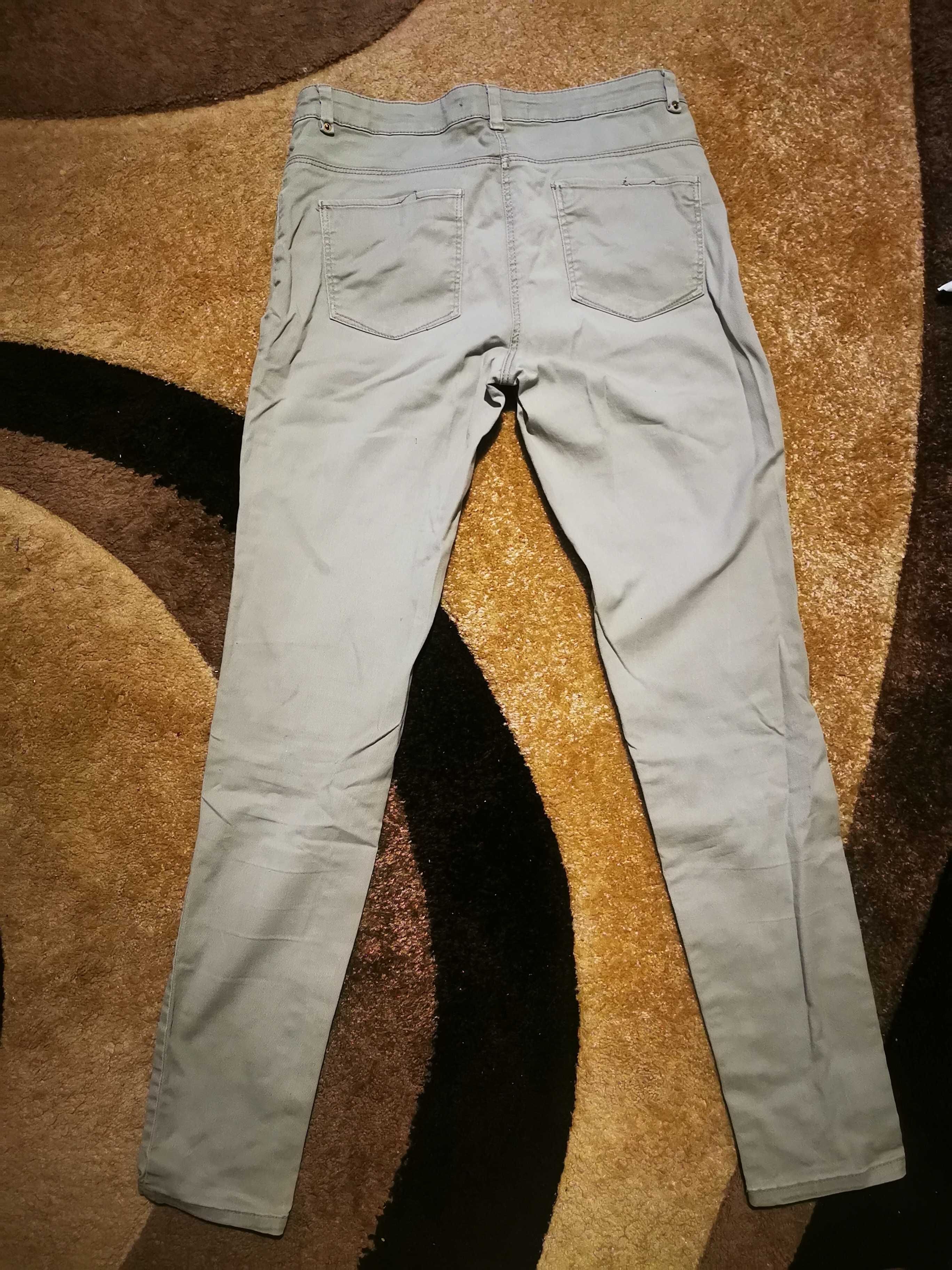Dżinsy/jeansy jasno brązowe 40