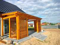 Zadaszenie tarasu, pergola ogrodowa  wiata
